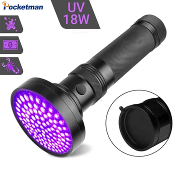 100 LED UV Gaiši Violetā Gaismas ultravioleto 51LED 21LED 12LED UV LED Lukturīti 395-400nm LED Lukturi, Lampas Drošības Signalizācijas