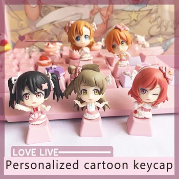 1pc Dāvanu Custom DIY Galvenie Klp Personalizētu Cute-Stereo Keycaps Anime Mehāniskās Klaviatūras Piederumi Spēļu Apdare ESC