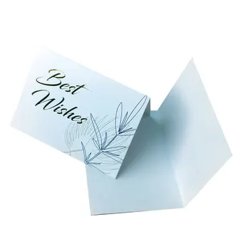 1PC Mini Iespiests Apsveikuma kartiņu Locīšanas Kartes Dāvanu Ziņu Kartes DIY Apdare Svētku Apsveikuma Kartītes, Aploksnes, Vairumtirdzniecība