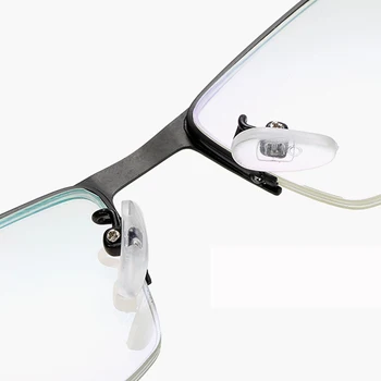 1PC Modes Anti Glare Datoru, Aizsargbrilles, Zilas Gaismas Pretbloķēšanas Brilles Metāla Pusi Rāmi, Plakans Spogulis Briļļu Vīrieši Sievietes 2021
