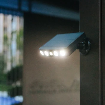 1pc Saules Gaismas Āra Prožektors Prožektors Ūdensizturīgs 6m PIR Kustības Sensoru LED Ielas Lampas Ainavu Apgaismojums Sienas Gaismas