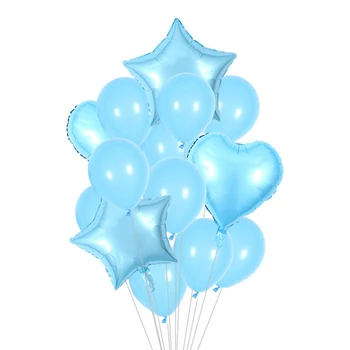 1set tā meitene/zēns balonu Bērnu Dušas, Dzimšanas dienas Puse Baloni Dzimumu Atklāj, Dzimšanas dienas svinības Apdare Puses Piederumi Baloni
