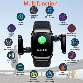 2 in 1 Smart Skatīties Austiņu TWS Bluetooth 5.0 Austiņas Vīriešu Sporta Fitnesa Austiņas Sirdsdarbības ātrums, asinsspiediens tracker IOS Android