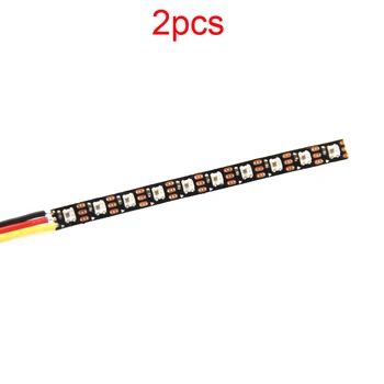 3,5 mm de ancho WS2812 Placa de tira elastīgu Čipu 5V con 10 2020. gadam LED RGB IC incorporado 50mm de longitud para karerasu Bļāviens, FPV