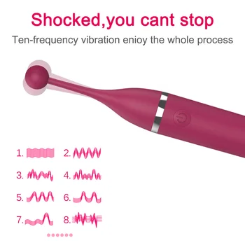 3 Galvas Clit Krūšu galu Vibrators Augstas Frekvences Vibratori 10 Režīmiem G Spot Klitora Stimulators Sieviešu Masturbator Seksa Rotaļlietas Sievietēm