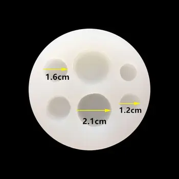 3D Macaron Pelējuma DIY Kulons Silikona Sveķu Pelējuma Rotaslietu izgatavošana Cepšanas Rīki