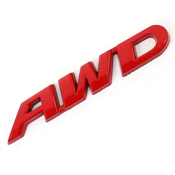3D Metāla AWD Logo, Emblēmas Uzlīme 4WD Žetons Decal Logo, VW, Toyota, Ford, Honda BENZ, Audi BMW Buick Opel GMC Mazda SUV bezceļa