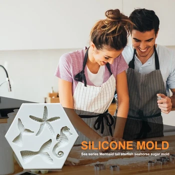 4-Dobumā Deserts Veidnes 3D Silikona Nāru Astes Uzpūtenis Pomādes Cepšanas Veidnes karstumizturīgs Maizes Pan Virtuves Sīkrīku