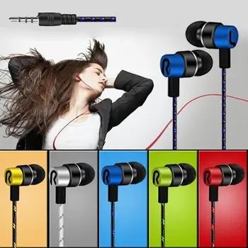 5 Krāsas Austiņas ar Vadu Bass Stereo Earbuds Sporta Iphone Ūdensizturīgs Mūzikas Samsung Austiņas, Austiņas Huawei Par Xiaom R1L5