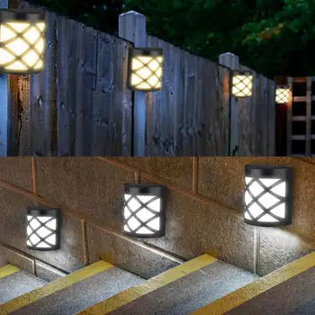 6 LED Retro Saules Gaismas Smart PIR Kustības Sensoru Saules Sienas Lampas, Āra, Dārza Pagalmā Ūdensizturīgs Lampas Dārza Dekorēšanas Māksla Gaismas