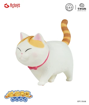 8Pcs/Set Blind Rūtiņu Gudrs Kaķis PVC Statuetes Otrās Paaudzes Series Mini Dzīvnieku Laimīgs Rotaļlietas Pet Modeļa Izlases Garāžas Komplekts Dāvana