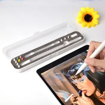 Aktīvā Stylus Pen Apple iPad Zīmuli 1/2 Uzglabāšanas Ciparu skārienekrānu, Pildspalvu Turētājs visapkārt Aizsardzības Lodziņā Zīmuli Shell