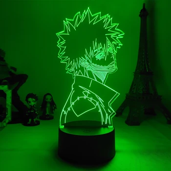 Anime Mans Varonis Augstskolu Attēls Modelis LED Nakts Gaisma Dabi Darbības Rādītāji 3D Lampas Apdare Anime Cienītāji Dzimšanas diena, Ziemassvētku Dāvanas