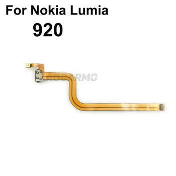 Aocarmo Par Nokia Lumia 920 USB Ports Uzlādes Lādētājs Doks USB Connector Flex Cable Rezerves Daļas