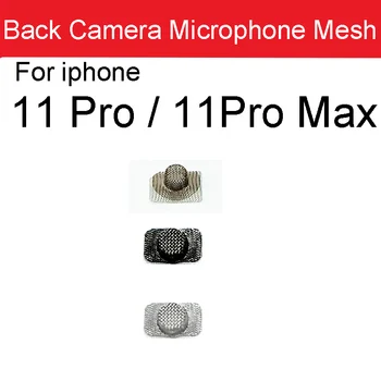 Atpakaļ Mikrofons Neto Rāmis iPhone 11 Pro Max Anti Putekļu Acs Intsall Atpakaļskata Kamera Bojāts Mikrofons Acs Remonta Daļas