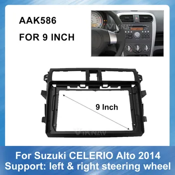 Automašīnas Radio, DVD, GPS Plastmasas Josla Panelis rāmis Suzuki Celerio Alto Panelis Paneļa ABS plastmasas Montāžas