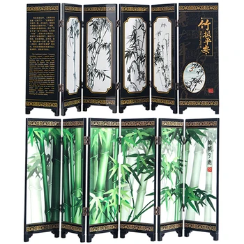 Bambusa par mieru, lacquerware mazs ekrāns rotājumi ar Ķīniešu stilā rokdarbi