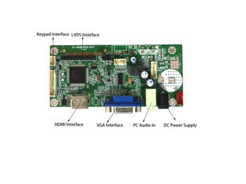 Bezmaksas Piegāde 58C VGA LVDS LCD Kontrolieris Valdes Komplekts 18,4 collu N184H4-L01 1920x1080 LED Ekrāns, HDMI saderīgu