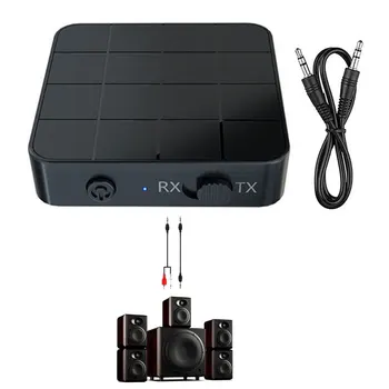 Bluetooth 5.0 Audio Uztvērējs, Raidītājs, 3,5 mm AUX Jack RCA USB Dongle Stereo Bezvadu Adapteris Ar Mic Auto TV DATORA Austiņas