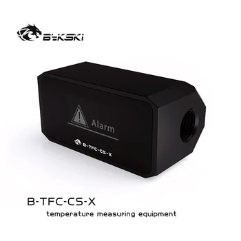 Bykski Datoru Ūdens Dzesēšanas Signālu,Digitālā OLED Displejs, Temperatūras + Plūsma + Plūsmas Ātrums 3 In 1 Uzraudzīt Sistēmas, B-TFC-CS-X