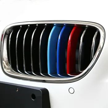 Car Styling, 3D ABS Molding M Priekšējo Resti Apdares Līstes Segtu Motosport Uzlīmes BMW E36 E46 E60 X1 X3 X4 X5 X6 F10 F18 F30