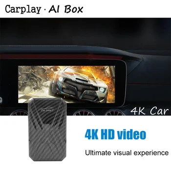 Carplay Ai Lodziņā Auto Multimēdiju Atskaņotāju, Auto Android Sistēma, 4+32G Apple Carplay Android Auto Tv Kastē GPS