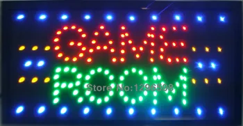 CHENXI Jauns dizains, spēļu zāle atvērta neona sign10X19 Collu Grafikas Animācijas kustības Gaitas led