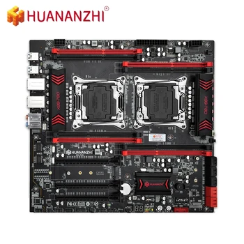HUANANZHI X99-T8D Pamatplate, Intel Dual CPU X99 LGA 2011-3 E5 V3 DDR3 RECC M. 2 NVME NGFF USB3.0 E-ATX Server Mainboard