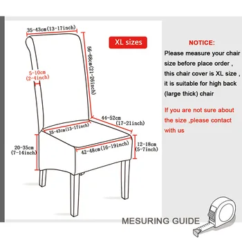 Iespiests Elastīgs Ilgi Atpakaļ, Krēslu Segtu Eiropas Stila Sēdekļa Pārvalki XL Izmērs Stiept Krēslu Pārvalki Viesnīcas Puses Banketa Mājās Ziemassvētkos
