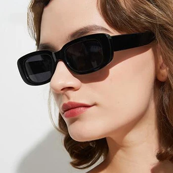 Ir 2021. Jaunu Modes Vintage, Saulesbrilles Sieviešu Zīmola Dizainere Retro Sunglass Taisnstūri, Sieviešu, Saules Brilles UV400 Objektīvs Eyewears