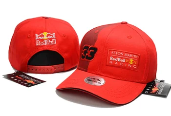 Ir 2021. Jaunās Red Bull NĒ.33 Beisbola cepure augstas kvalitātes Sporta Cepure Motociklu Redbull Tīras kokvilnas Sacīkšu Snapback