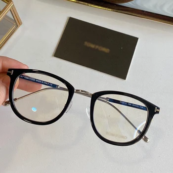 Ir 2021. Toms Zīmols Vintage Brilles Rāmis Vīriešiem Un Sievietēm TF5612 Recepšu Tuvredzība, Briļļu Rāmji, Brilles