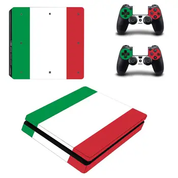 Itālija Valsts Vienotās PS4 Slim Ādas Decal Uzlīmes par PlayStation 4 Konsole un Kontrolieris PS4 Slim Uzlīme Ādas, Vinila