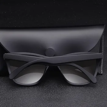 Jaunas Polarizētās Saulesbrilles, Vīriešu un Sieviešu Modes Zīmola Laukumā Saulesbrilles Dizainers Caurspīdīga Matēta Matēts Rāmja Brilles UV400