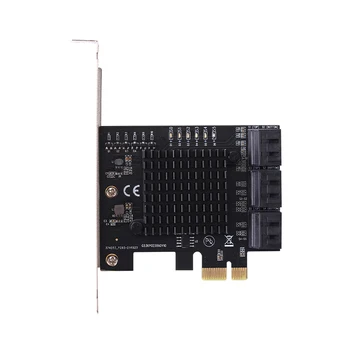 JAUNU Chia Ieguves Pievienot uz Kartēm SATA PCI-E Adapteri PCI Express X1 Paplašināšanas Karti PCI E SATA PCIE Reizinātājs PCIE SATA Kontrolieris