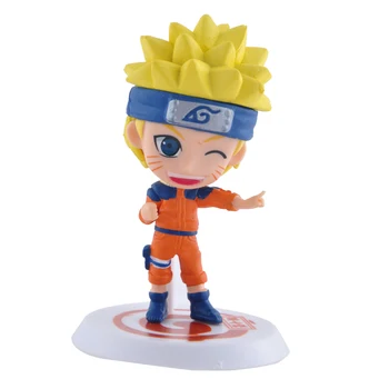 JAUNU Uzumaki Naruto Shippuden Anime PVC Rīcības Attēls Hatake Kakashi 18 Q Versija Modelis Naruto Statuja Kolekcionējamu Rotaļlietu Figma Dāvanas