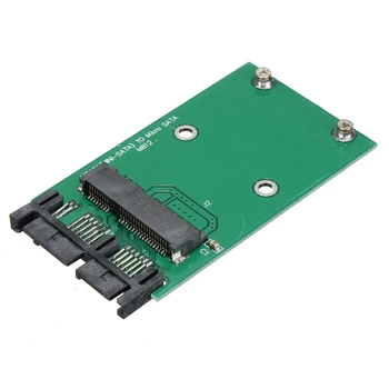 Karsti Mini PCI-e mSATA SSD disks 1,8 collu Mikro-SATA Adapteri Converter Kartes Moduļa Valde