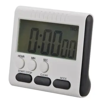 LCD Digitālo Ekrānu Virtuves Taimeris Ciparu Gatavošanas Rēķināties Līdz Atpakaļskaitīšanas Signalizācijas Miega Hronometrs Pulkstenis Funkciju Temporizador