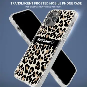 Leopards Drukāt Dot Soft Case For iPhone 7 11 12 Pro X XR 6 6S 8 Plus 5 5S XS Max SE Caurspīdīgs Būtiska Tālruņa Vāciņu Sac