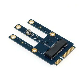 M. 2 Mini PCIe adapteri Mini PCI express M2 adapteris NGFF Taustiņu B converter Karti 3G 4G Moudle ME906E MU736 EM7345 ME936 EM7455