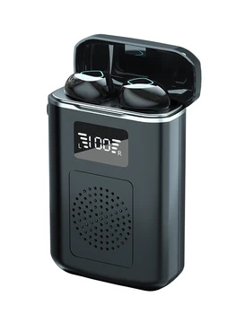 M6 TWS Bluetooth Austiņas 5.1 Austiņas In-ear Earbuds Super Liels Uzlādes Nodalījuma Ietilpība Austiņas Ar Skaļruni un LED