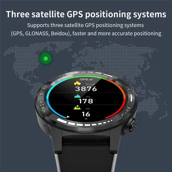M7S Smart Skatīties Vīrieši GPS Atbalstu SIM Kartes Zvani Heartrate Asins Spiediena Noteikšana M7C Sporta Smartwatch Android, iOS