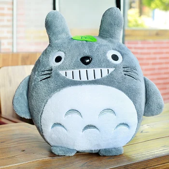 Mans Kaimiņš Totoro plīša rotaļlieta karstā produkta attēls ir reālistisks, mīksts un ērts, svētku dāvanas, lai bērniem un draudzenēm