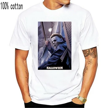 Michael Myers Halloween Portrets T-Krekls