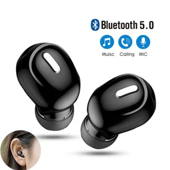 Mini Bluetooth Bezvadu Austiņas 5.0 Stereo In-ear Austiņas Ar Mic Sporta Darbojas Earbuds Austiņas Samsung, Huawei Xiaomi