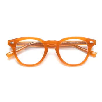 Modes Optiskās Brilles Rāmis Cilvēks Sieviešu Zīmola Dizaina Acetāts Vintage Stila Tuvredzība Brilles Rāmis Tīru Objektīvu, Augstas Kvalitātes