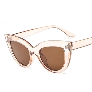 Modes Sieviešu Saulesbrilles Cat Eye Vīriešiem, Saules Brilles Vintage PC Rāmja Brilles Sieviešu Oculos Feminino UV400 Tendence Briļļu