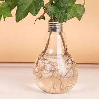 Mājas Dekori Kāzu Dekorēšana Spuldzes Caurspīdīga Stikla Vāze Modes Hidroponiskas Ziedu Vāze Mājas Dekorēšanai Dāvanas
