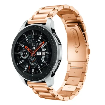 Nerūsējošā Tērauda Watchbands Samsung Galaxy Skatīties 46mm Siksna Luksusa Aproce de montre Datumi pasek od zegarka correa de reloj