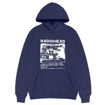 NEU Radiohead Ziemeļamerikas Tūres pelēkā vārna ES Izmēri Vīriešiem Koncerts Hoodies Vīrieši Sievietes Kokvilnas Hoody sporta Krekls Mens Zaudēt Tracksuit
